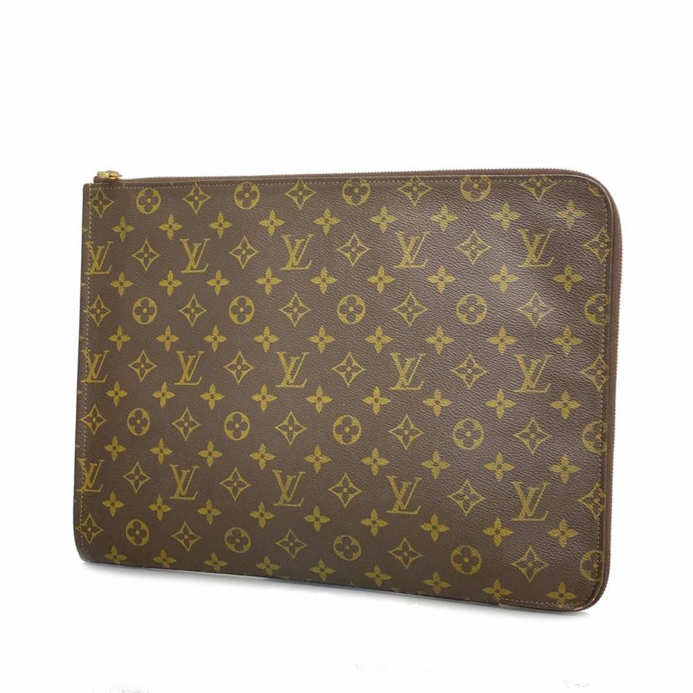 Louis Vuitton Monogram Document Holder Clutch COA included